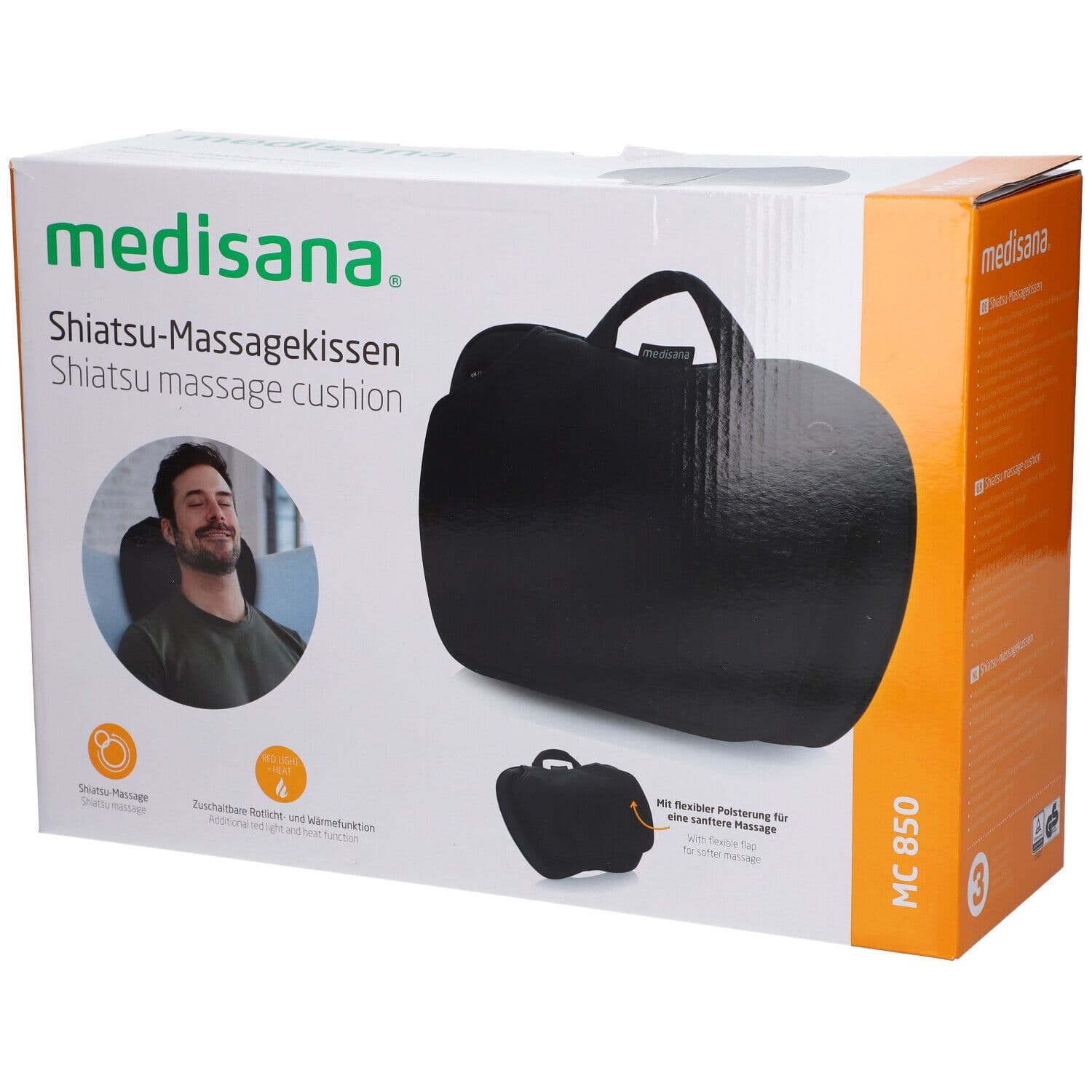 Medisana Shiatsu Coussin de Massage avec Lumière Rouge et Chaleur MC850 Autre 1 pc(s)