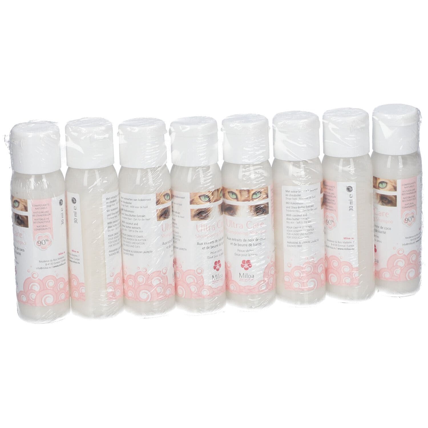 Miloa Ultra Care™ 8x30 ml shampoing 8x30 ml Shampooing