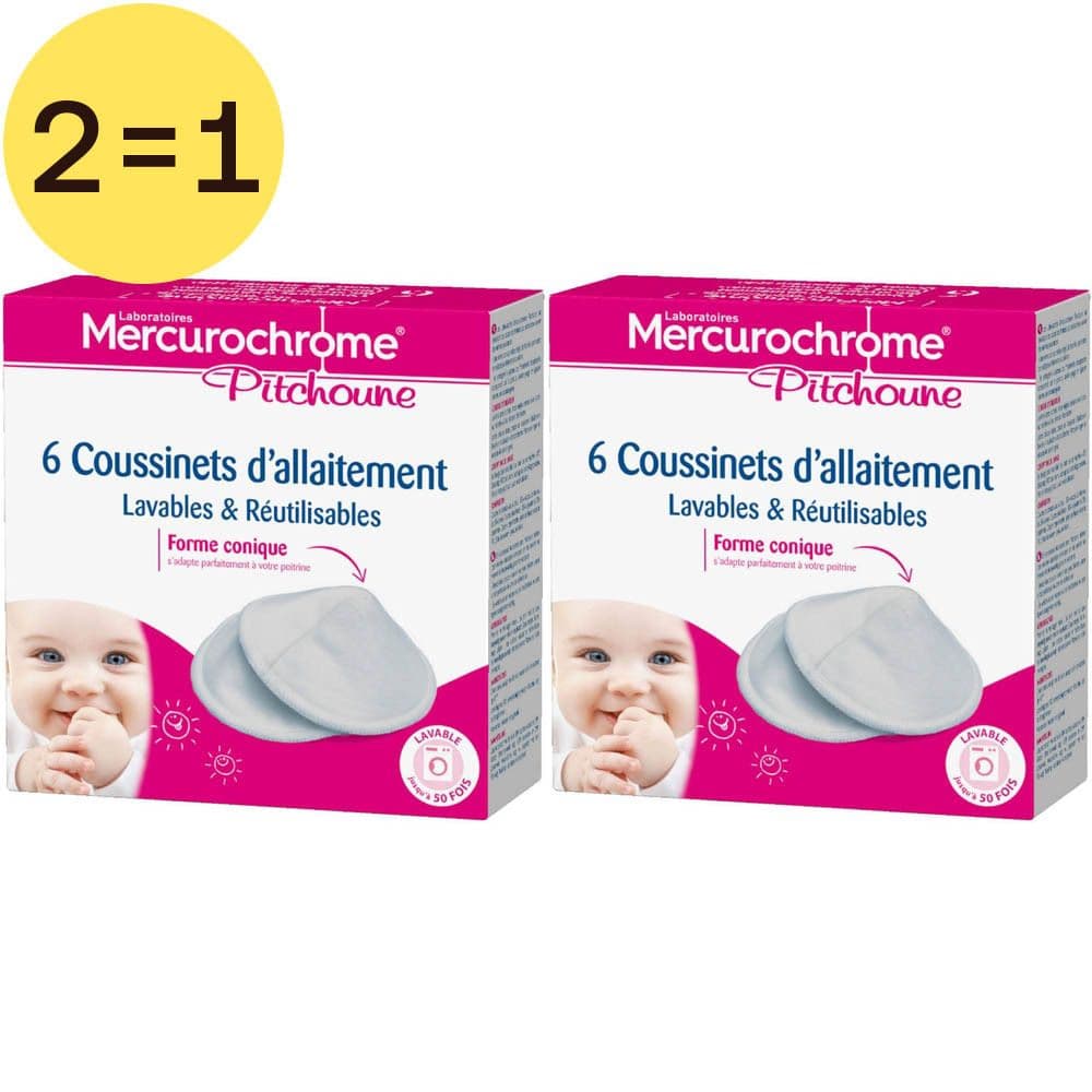 Mercurochrome Pitchoune Coussinets d'allaitement 2x6 pc(s) Coussinets D'Allaitement