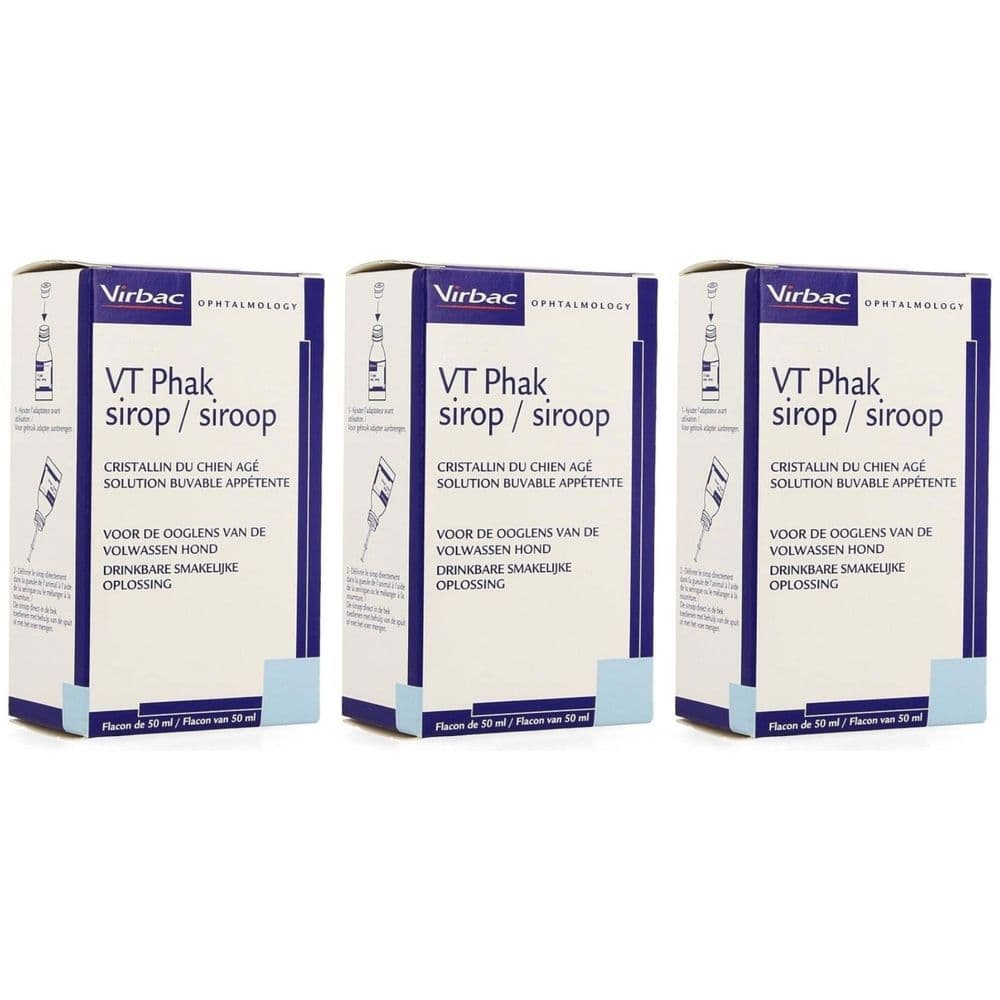 Virbac Sirop Vt-Phak® 3x50 ml Sirop
