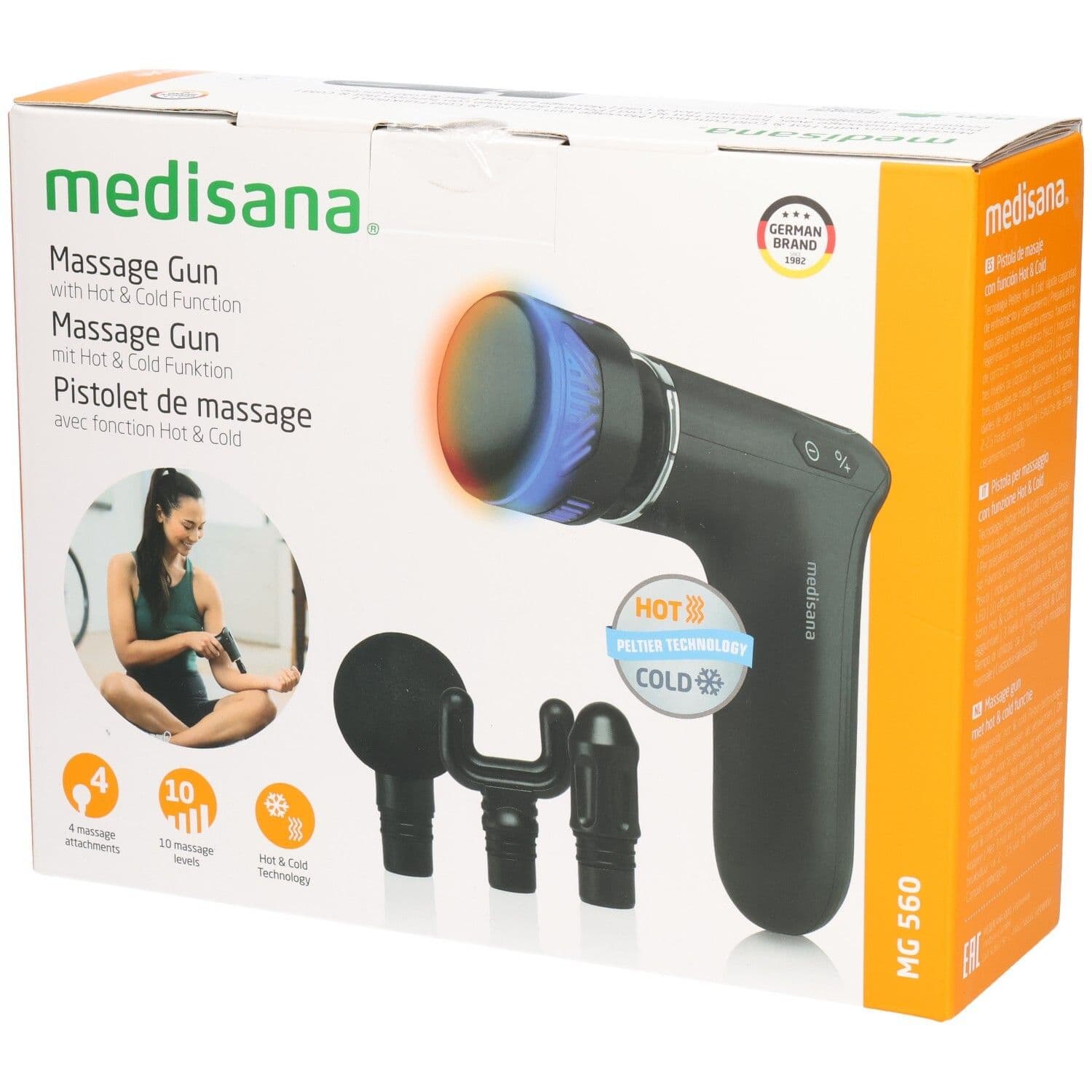 medisana MG 560 Pistolet de massage Hot & Cold 1 pc(s) Appareil