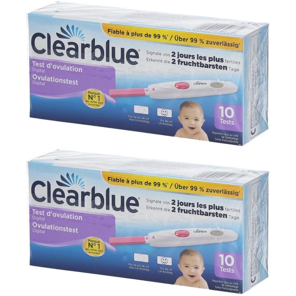 Clearblue Test d'Ovulation Digital Test(S) 2x10 pc(s)