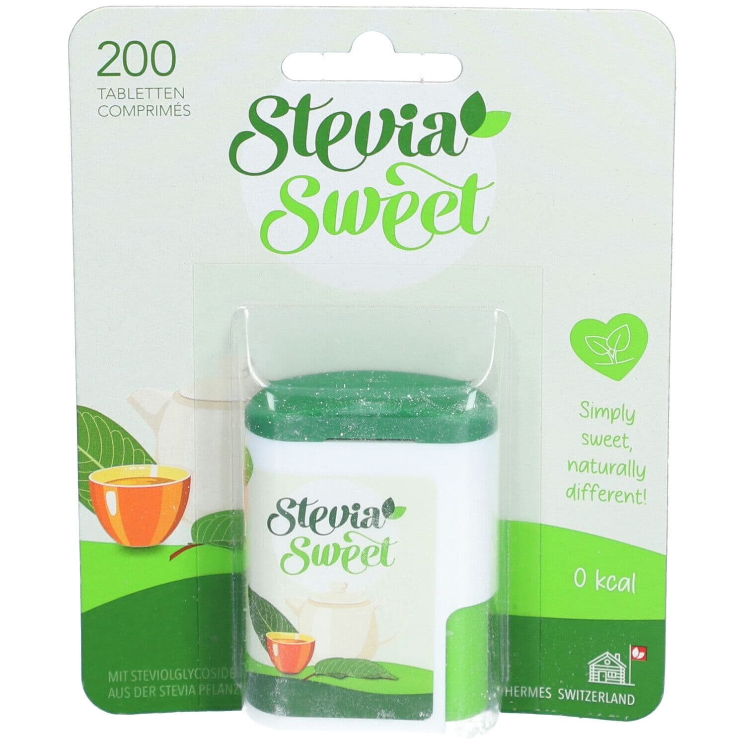 SteviaSweet édulcorant végétal sans calories en comprimés 200 pc(s) Comprimé(S)