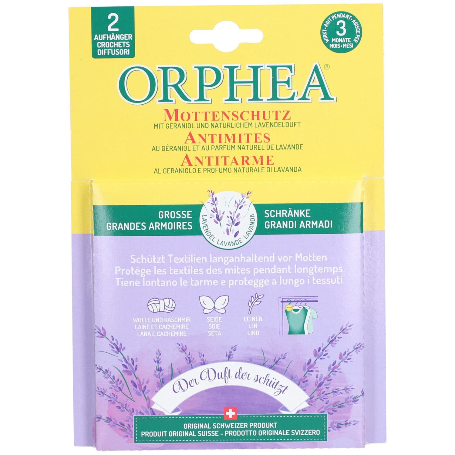 ORPHEA Antimites pour Grandes armoires à la lavande 2 pc(s) Autre