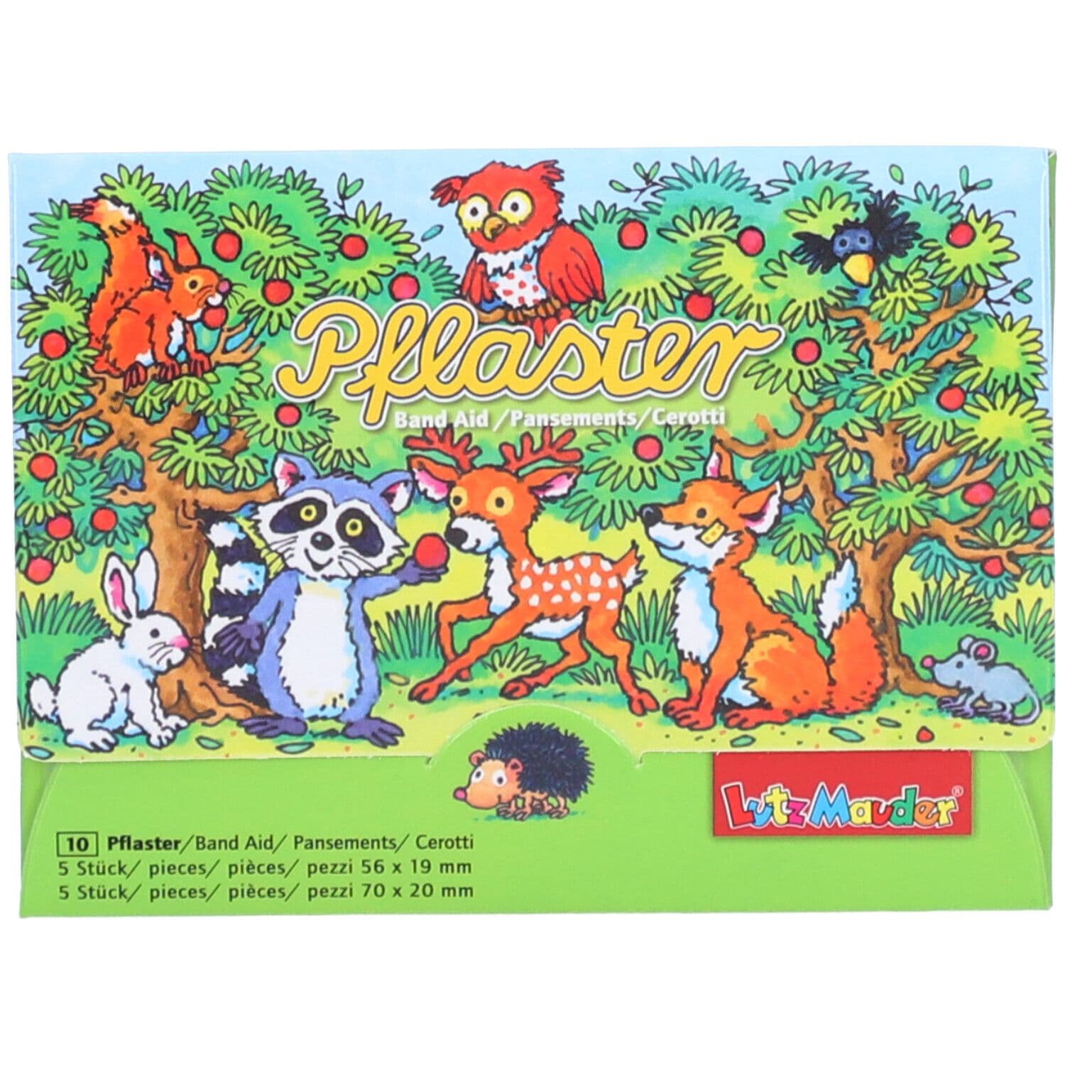 LUTZ MAUDER Pansements Animaux de la forêt 10 pc(s) Pansement(S)