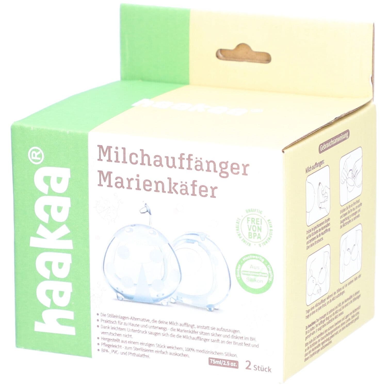 HAAKAA® Collecteur de lait 75 ml Set de 2 1 pc(s) Set(S)
