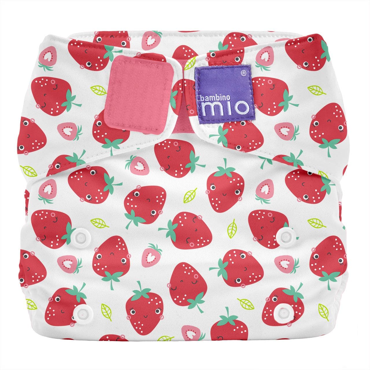 Bambino Mio Miosolo classic All-in-One Couche-culotte en tissu Fraise rafraîchissante 1 pc(s) Couches