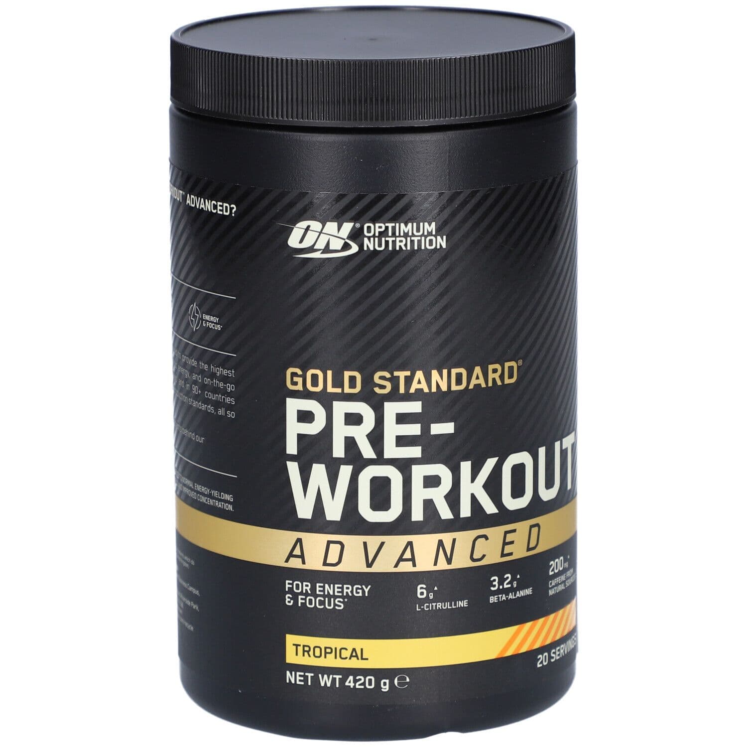 OPTIMUM NUTRITION - Gold Standard : Pre-Workout Advanced - Punch fruité 420 g Poudre