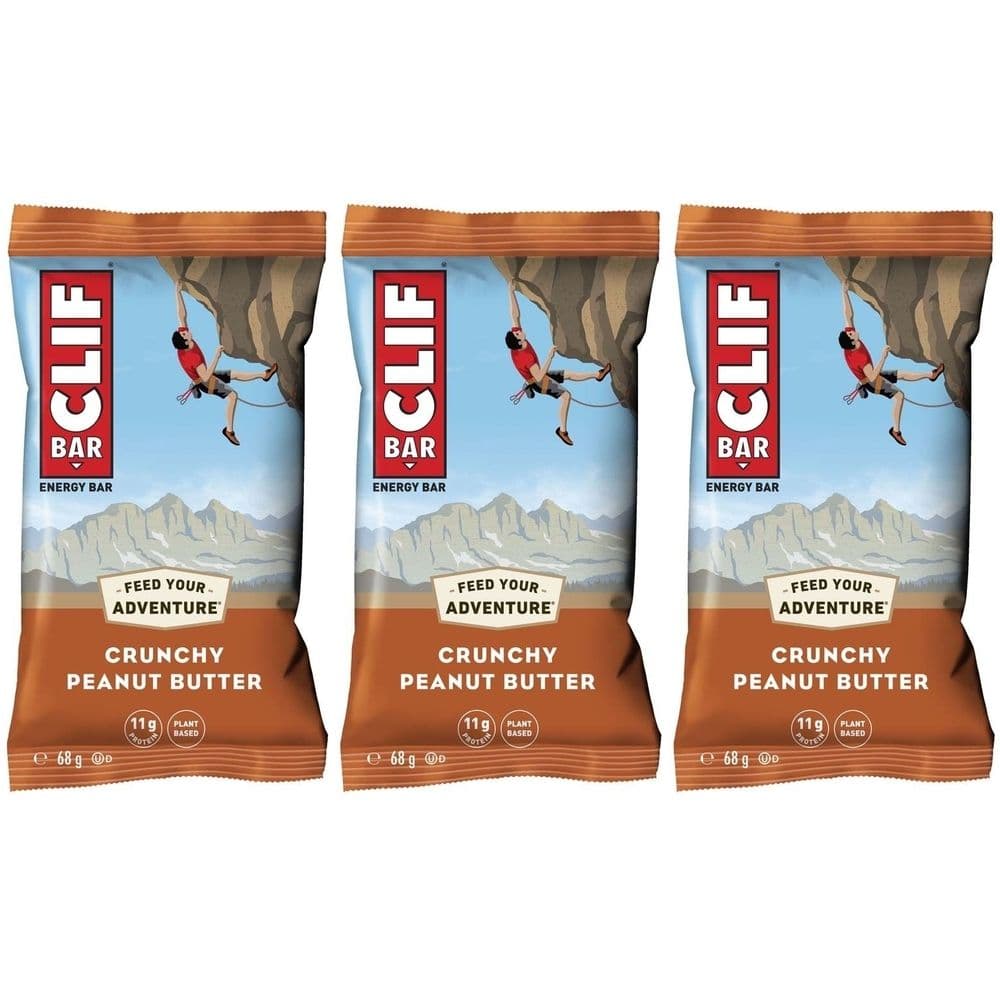 CLIF Bar® Barre énergétique - Beurre de cacahuètes croustillant 3x68 g Set(S)