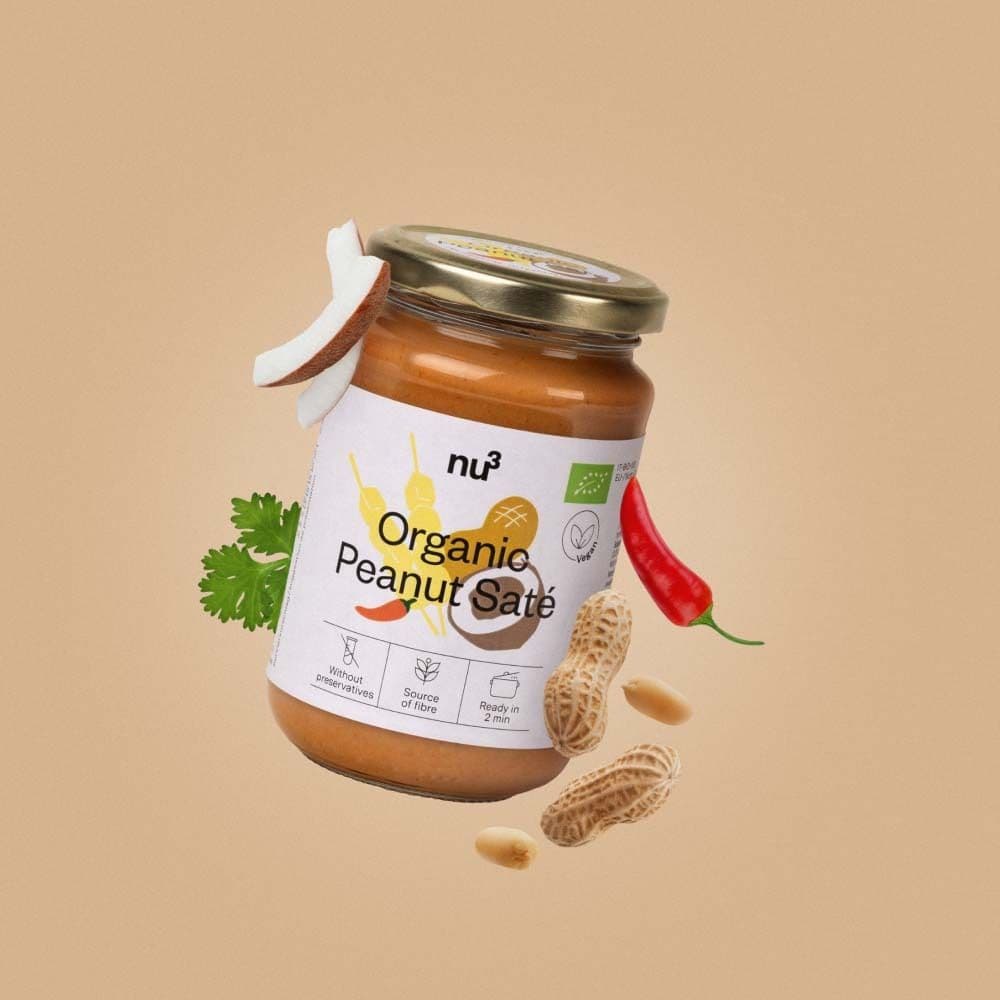nu3 Sauce satay bio aux cacahuètes 320 g Crème