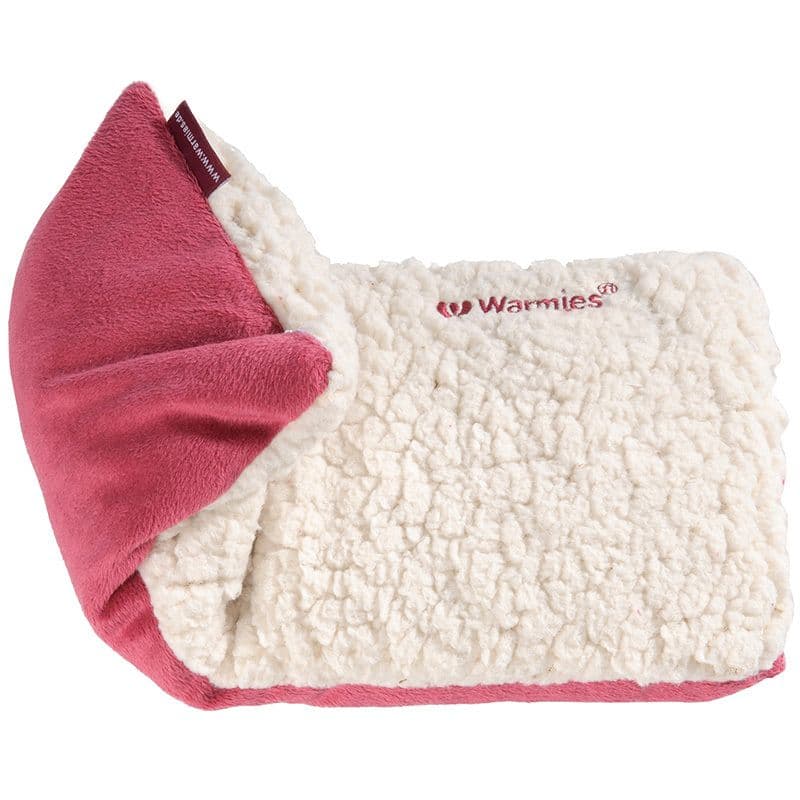 Warmies® HOT-PAK® Coussinet Sherpa beige/rouge 1 pc(s) Coussin Chauffant