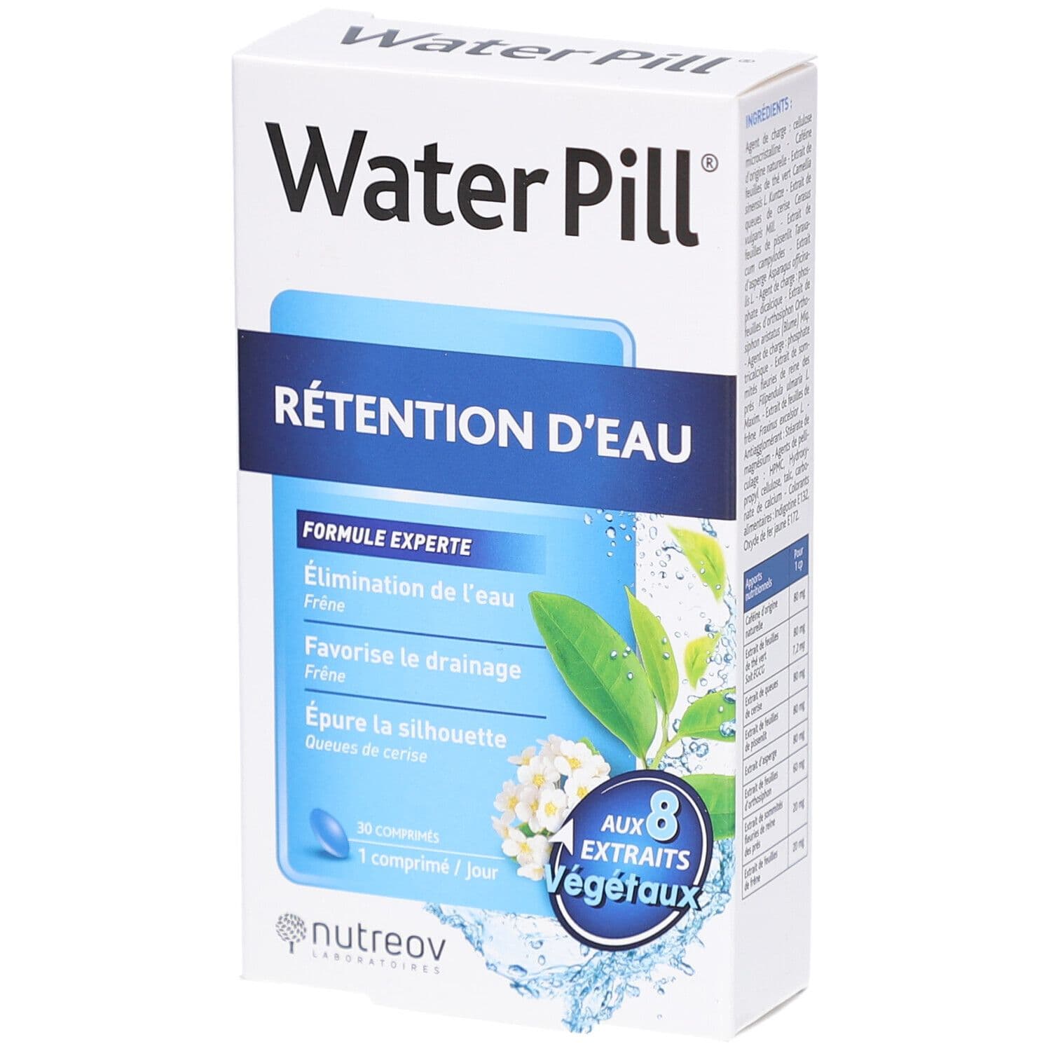 Nutreov Physcience Waterpill® Rétention d'eau Comprimé(S) 30 pc(s)