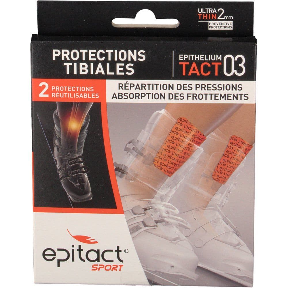 epitact® Sport Protections tibiales 7 x 9,5 cm 2 pc(s) Pansement(S)