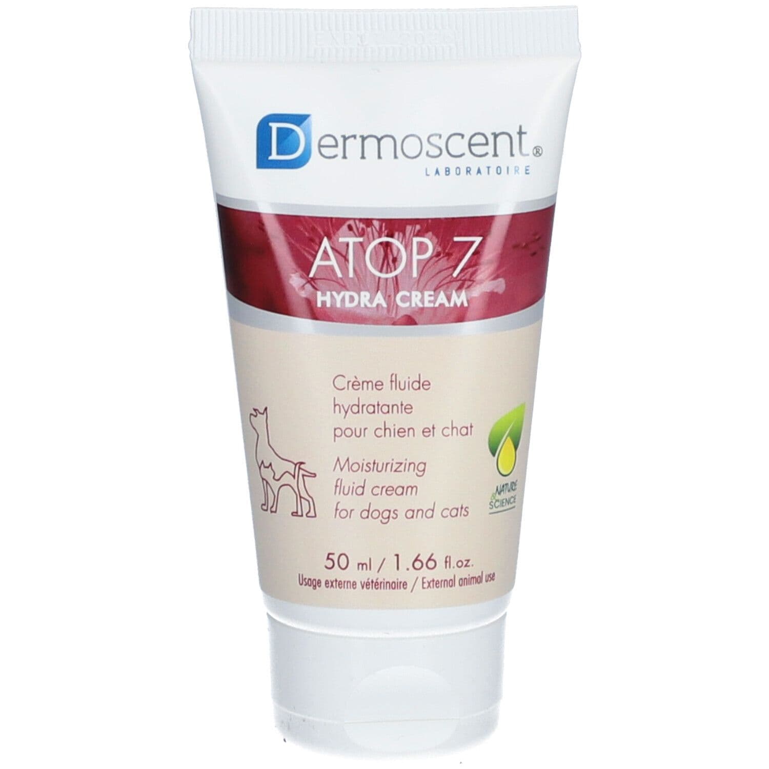 Dermoscent Atop 7 Crème Hydratante pour Chien et Chat 50 ml Crème Pour La Peau