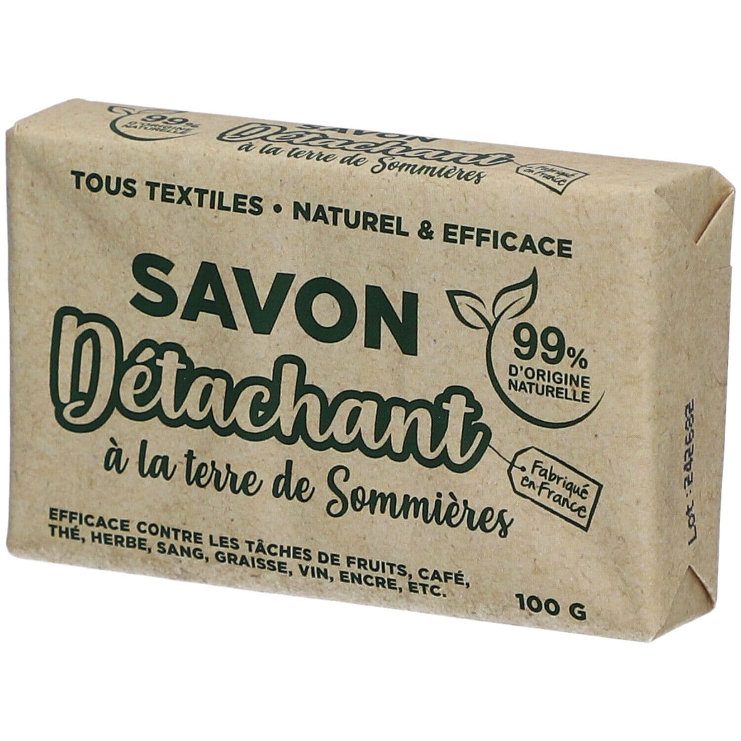 MKL Savon de Marseille Détachant à la Terre Sommières 100 g