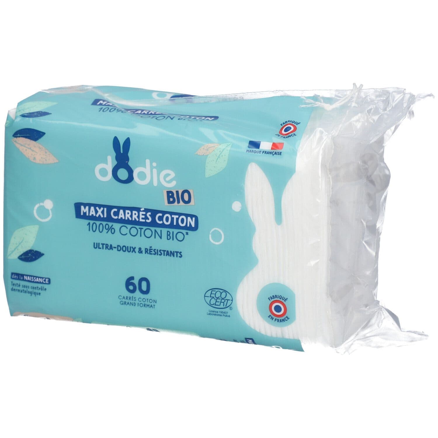 dodie® Maxi carrés coton 60 pc(s) Coton