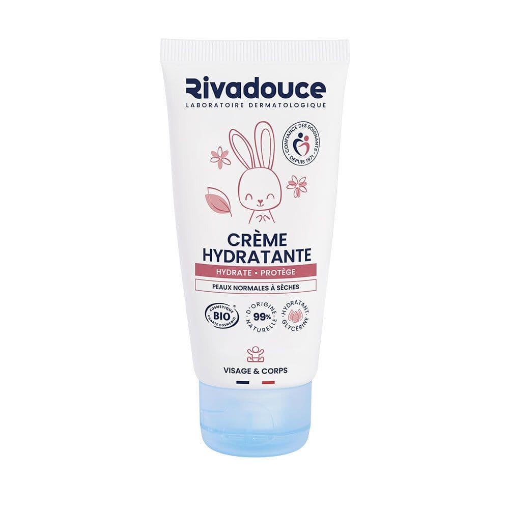 Rivadouce Crème hydratante certifiée Bio - Tube 50g 50 ml Crème