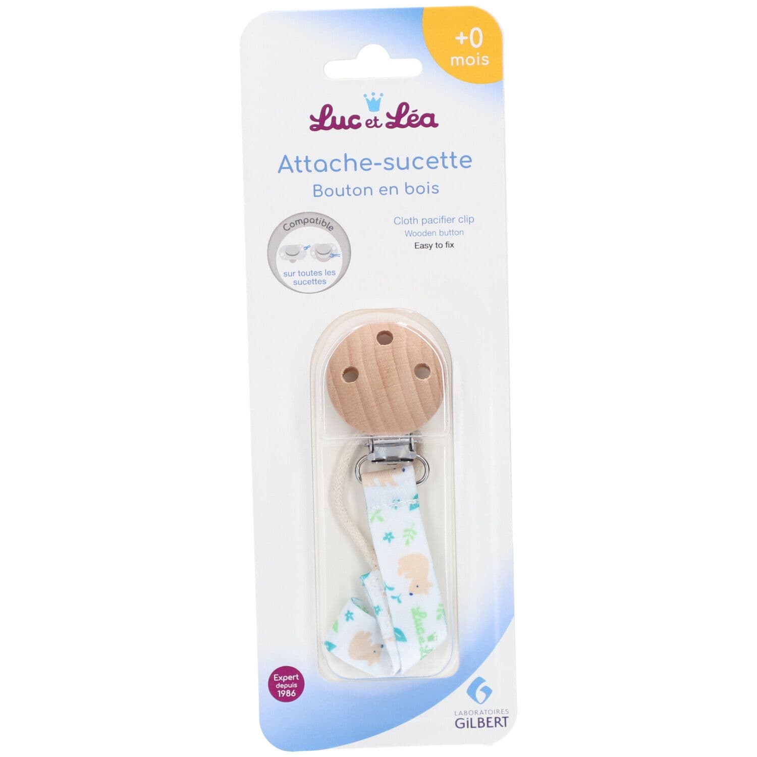 LUC ET LÉA Attache-Sucette 1 pc(s) Attache-Tétine