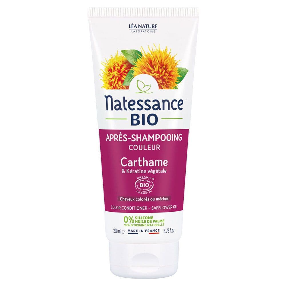 Natessance Après-Shampooing Couleur Bio Carthame et Kératine Végétale 200 ml Après-Shampooing(S)