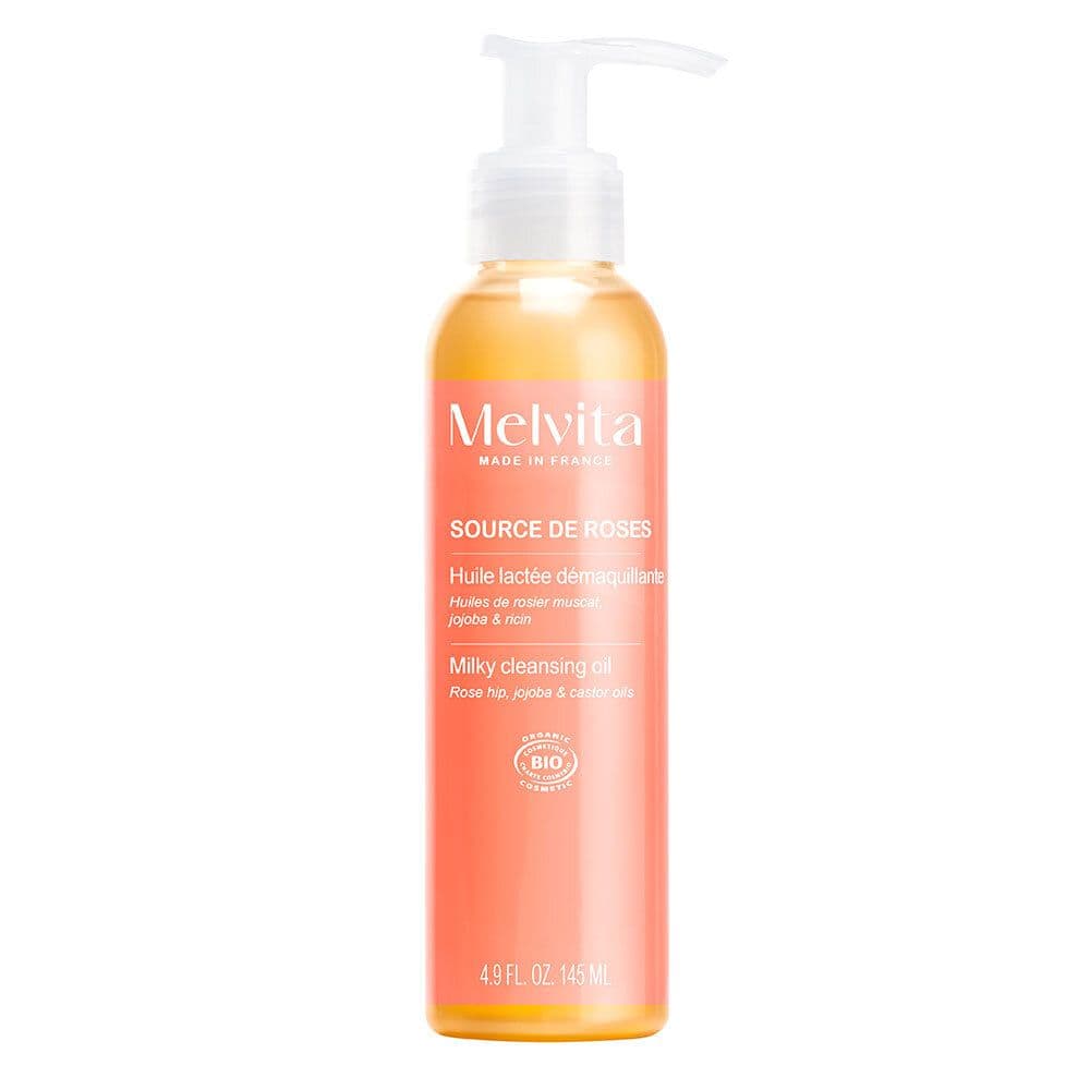Melvita Source de Roses Huile lactée démaquillante 145 ml Huile