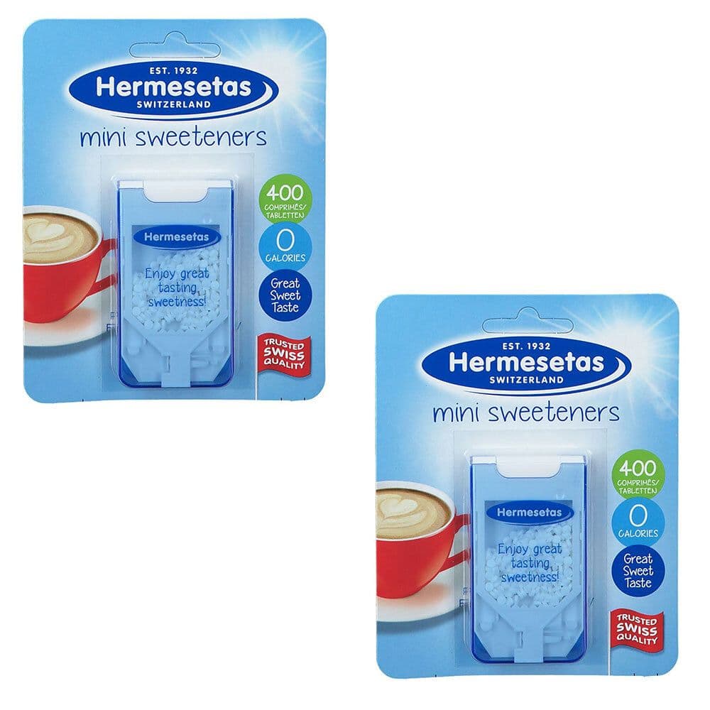 HERMESETAS mini sweeteners 2x400 pc(s) Comprimé(S)