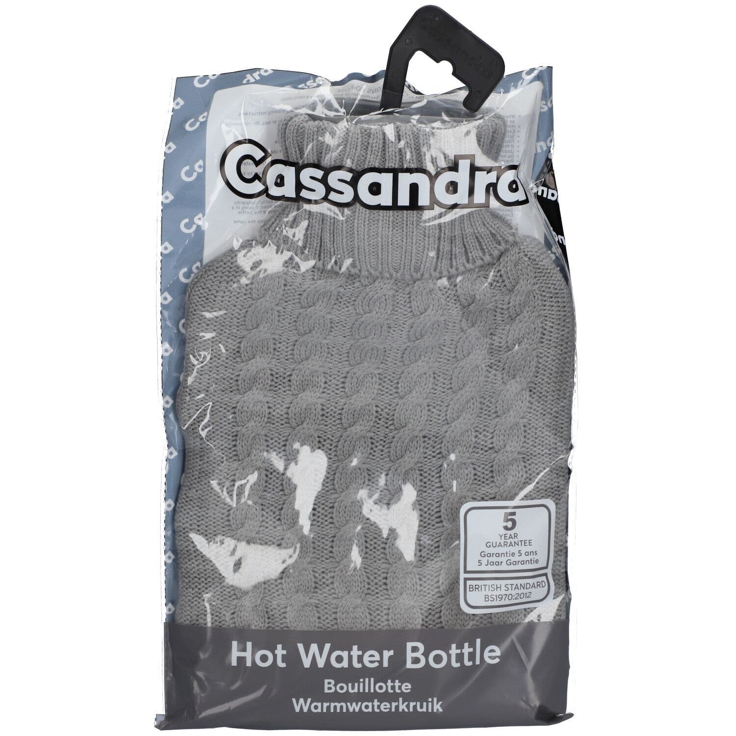 Cassandra Bouillotte Housse Tricot Gris 1,8L 1 pc(s) Bouillotte