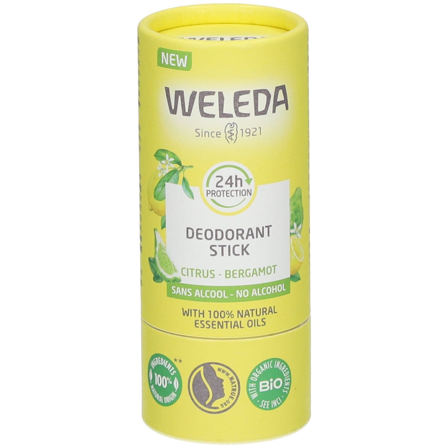 WELEDA Déodorant solide 24H Citrus Bergamote Stick(S) 50 g