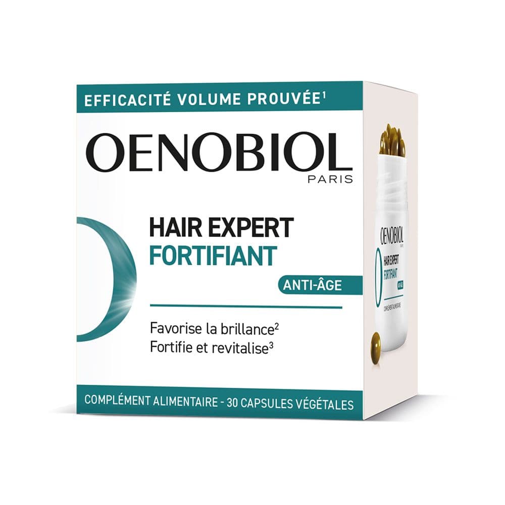 OENOBIOL HAIR EXPERT Fortifiant Anti- ge - Nouveau - Marc de Raisin et Céramides - Efficacité prouvée - Favorise la brillance - Fortifie et