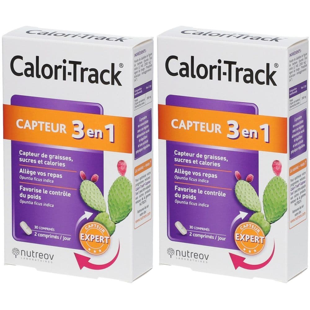 Nutreov Physciene Caloritrack® capteur de graisses et de sucres 2x30 pc(s) Comprimé(S)