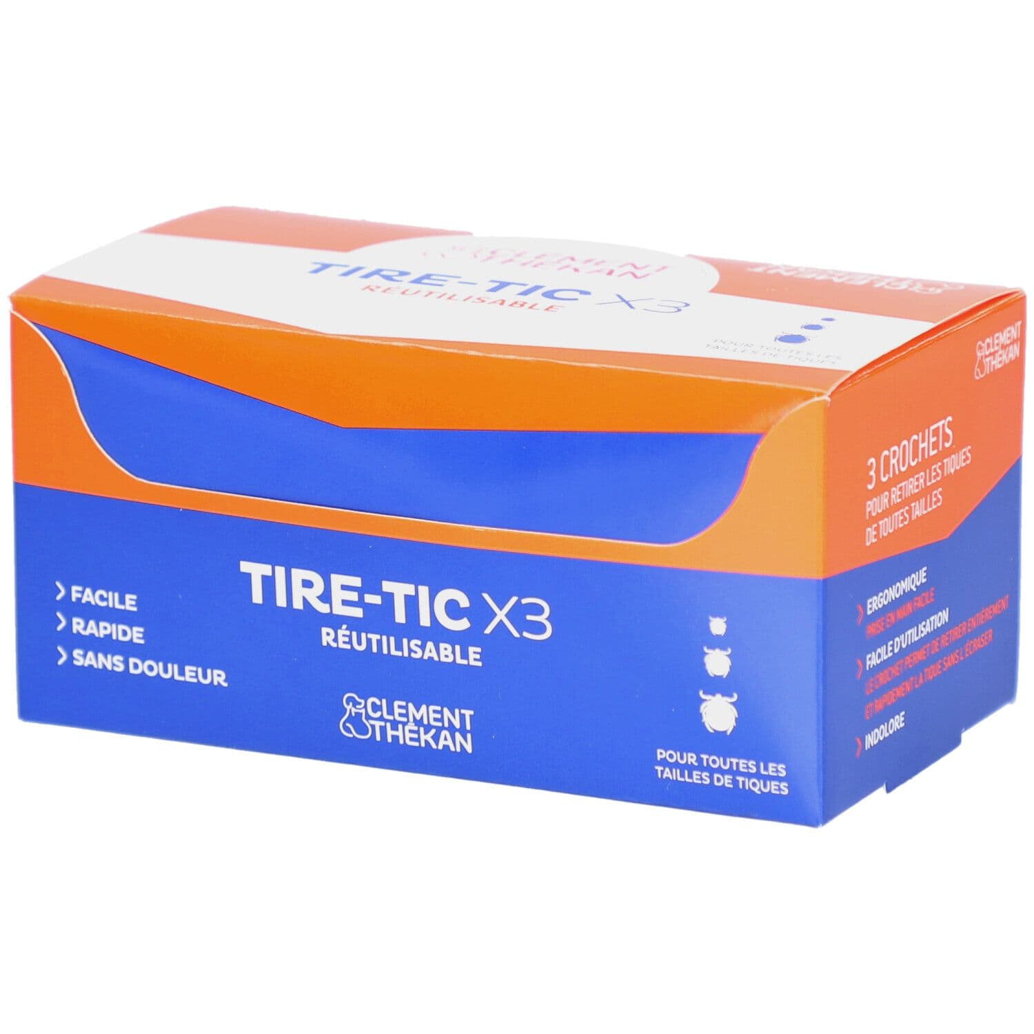 CLEMENT THEKAN Tire-Tic 10x3 pc(s) Pince À Tiques