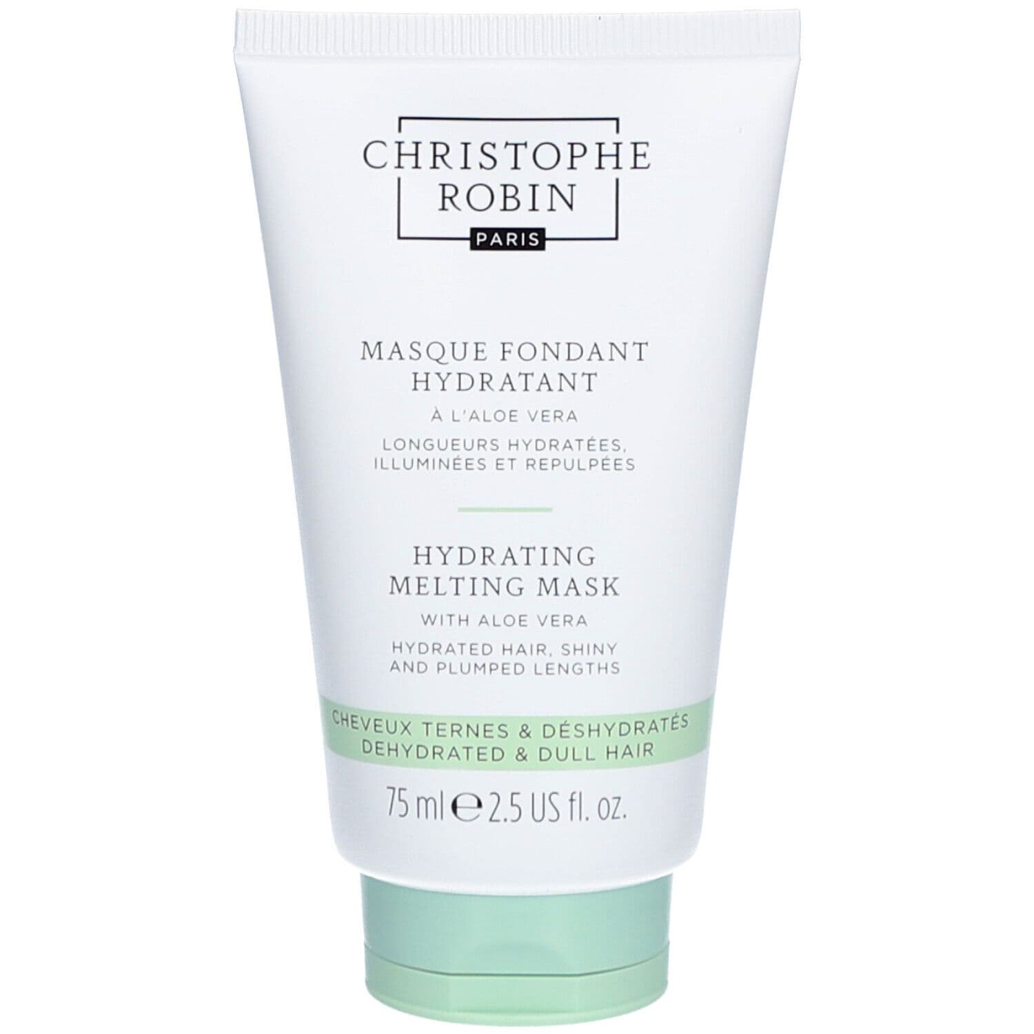 CHRISTOPHE ROBIN Masque Fondant Hydratant à l'Aloe Vera 75 ml Crème