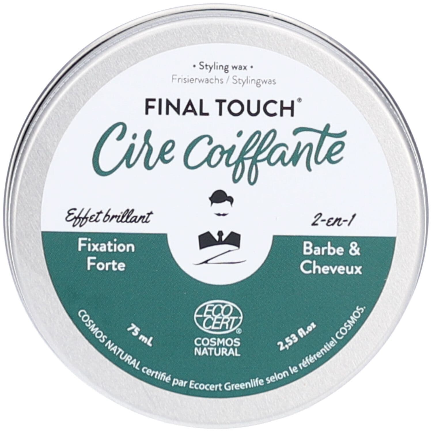 Monsieur Barbier Cire coiffante - FINAL TOUCH 75 ml Cire