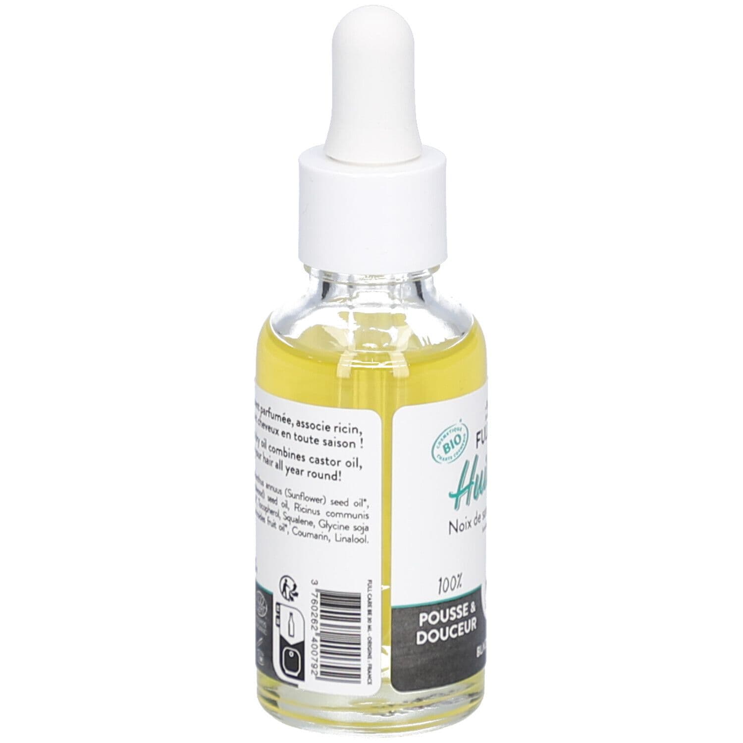 Monsieur Barbier Huile sèche certifiée BIO Barbe & Cheveux - FULL CARE BLACK EDITION 30 ml Huile