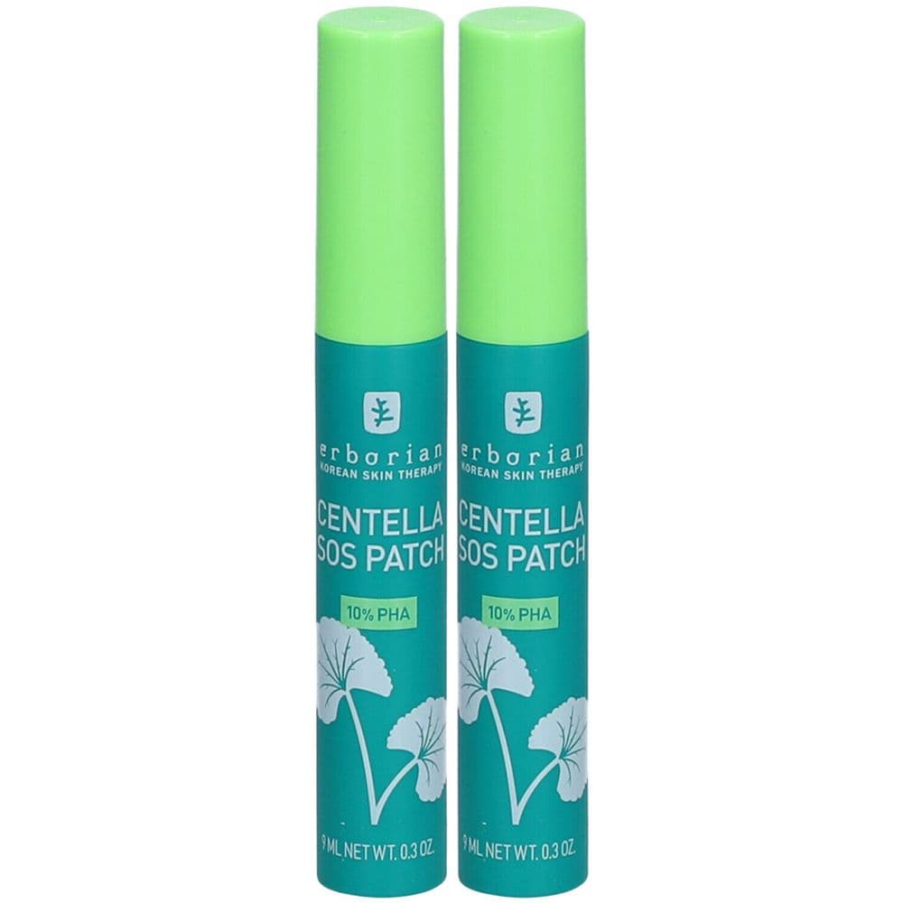 ERBORIAN Centella SOS Patch - Gel effet 'patch bouton' 2x9 ml Fluide