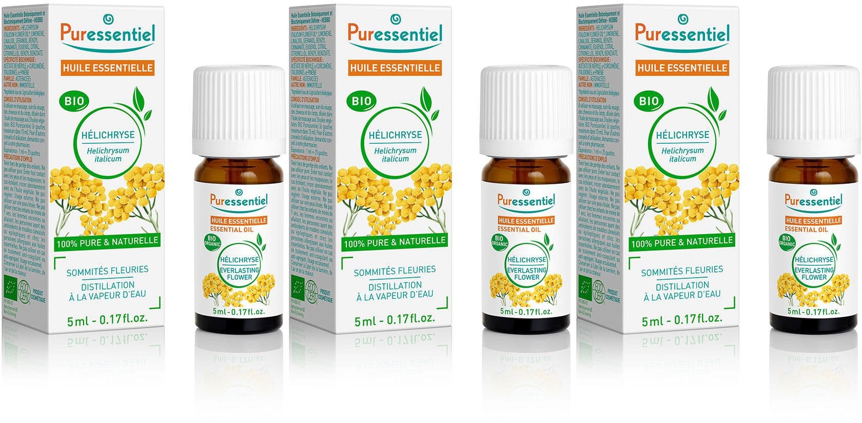 Puressentiel Huile Essentielle Hélichryse BIO 3x5 ml
