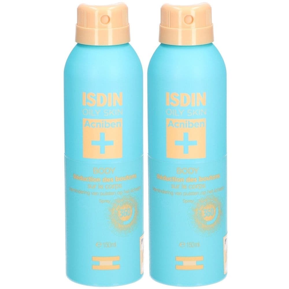 ISDIN Teen Skin Acniben® Body Spray anti-imperfections 2x150 ml Spray