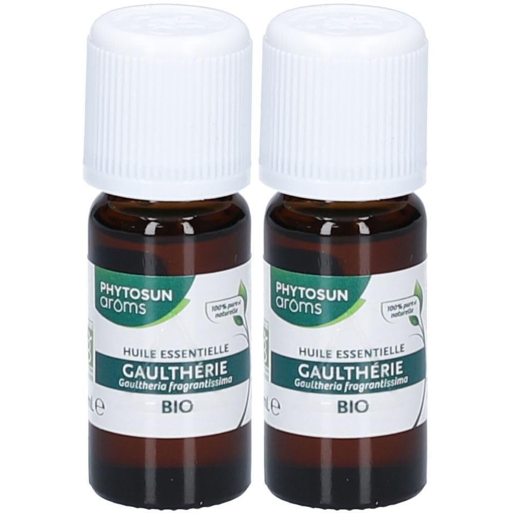 Phytosun Aroms Huile Essentielle Gaultherie Bio 2x10 ml