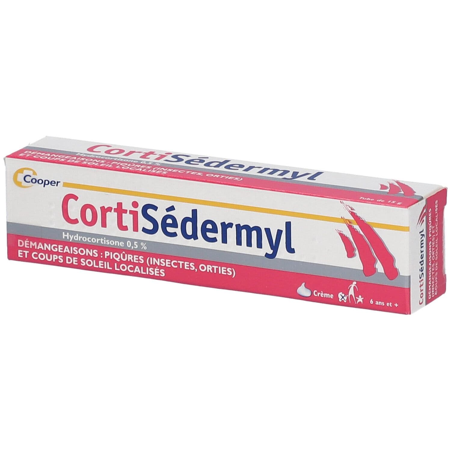 CORTISEDERMYL - Démangeaisons - Piqûres insectes, orties - Coups de soleil localisés - Créme - Tube 15g 15 g Crème