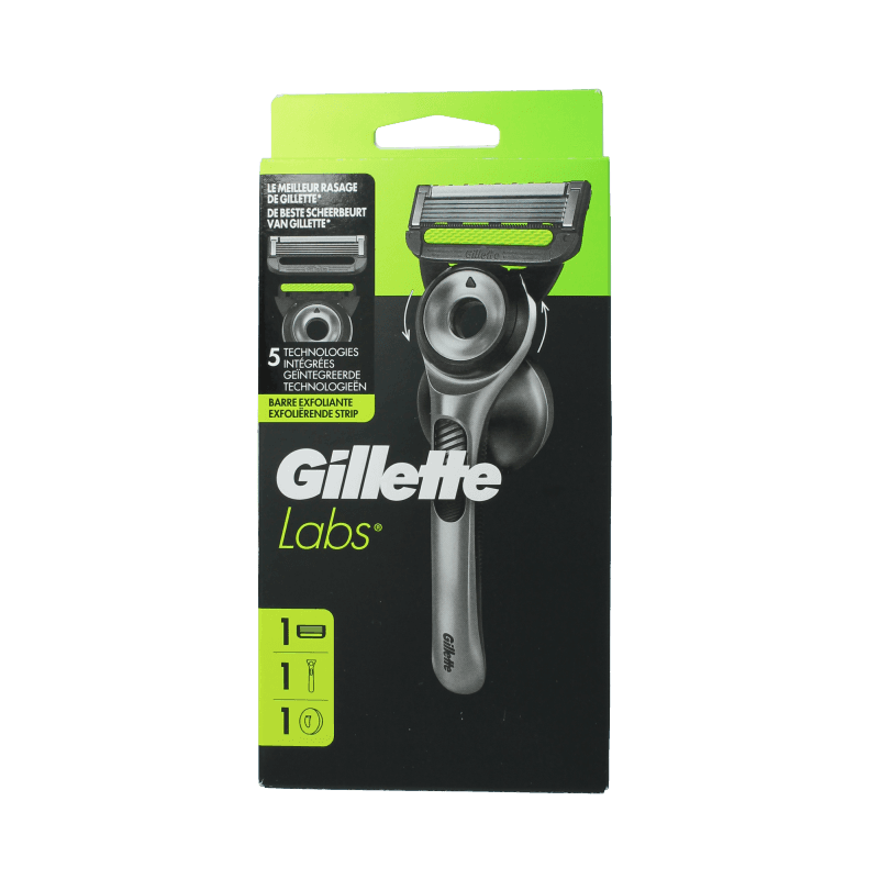 Gillette Système de rasage Gillette Labs avec support + 1 lame, 1 unité