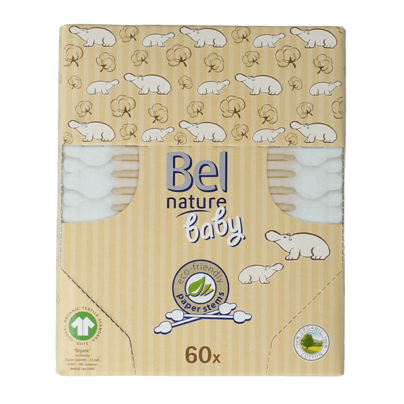 Bel Nature Coton-tiges bébé 60 pièces