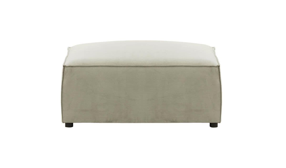 Mojo- Grand pouf (PB), gris clair - Velluto 15