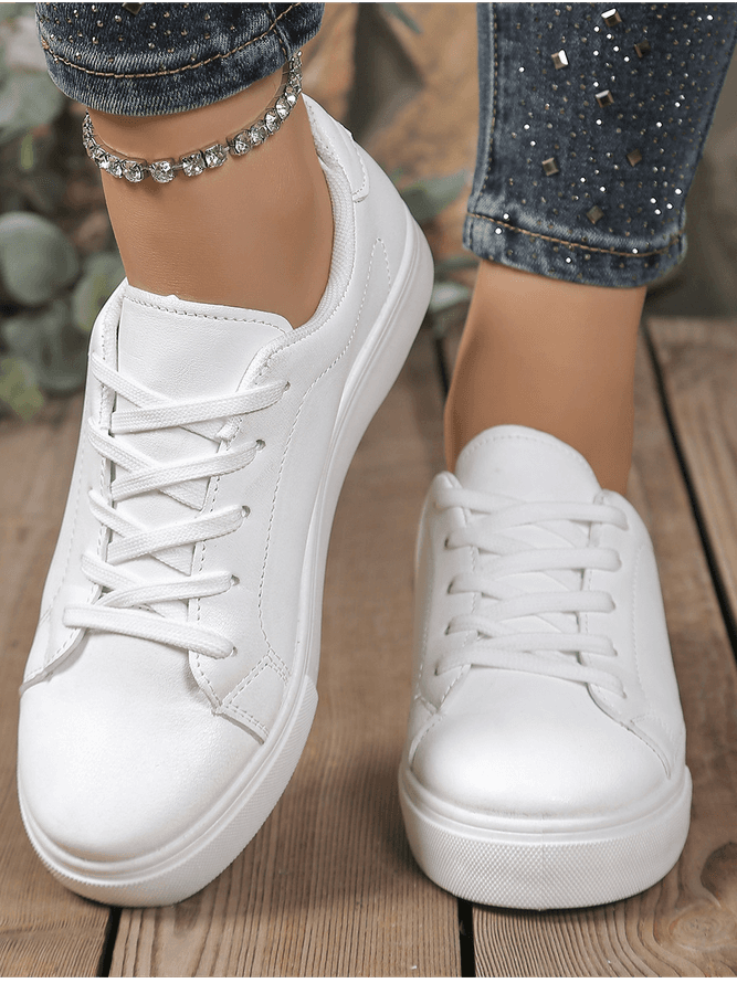 Chaussures de skate Femmes Décontracté Plain Toutes Les Saisons Quotidien à Enfiler à Talon Plat Bout Rond Coton à Enfiler