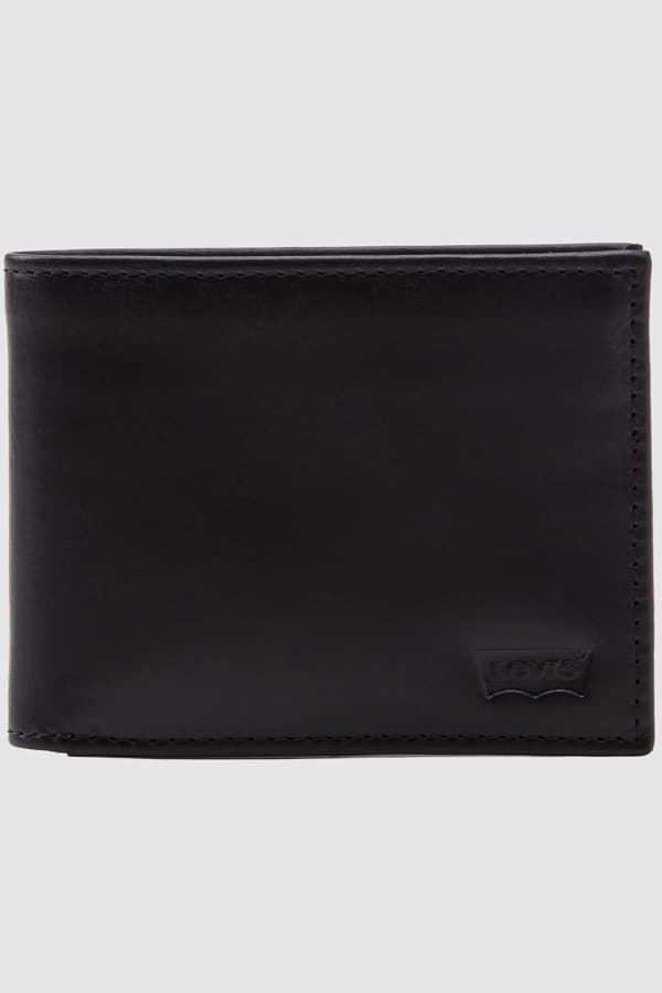 Portefeuille Levi's À Deux Volets - Homme - Noir / Regular Black - One Size