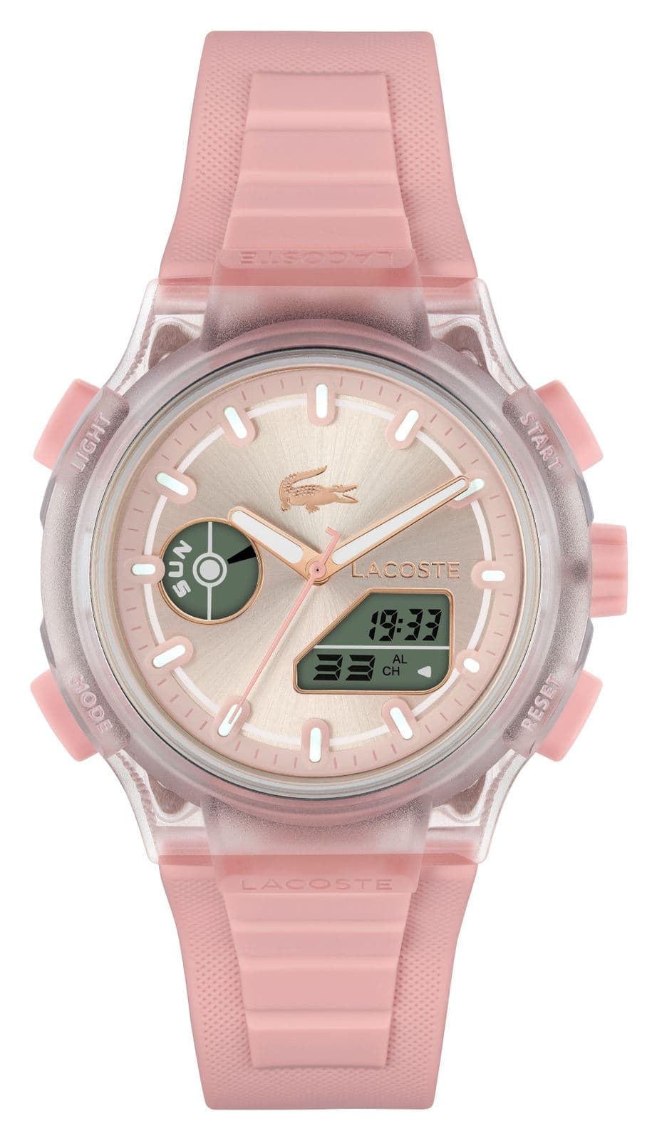 Lacoste multifonction LC33 (40 mm), cadran rose / montre
