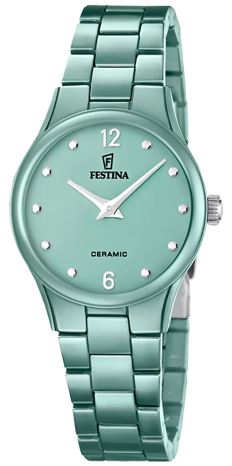 Festina Mouvement à quartz en céramique (30,5 mm), cadran montre