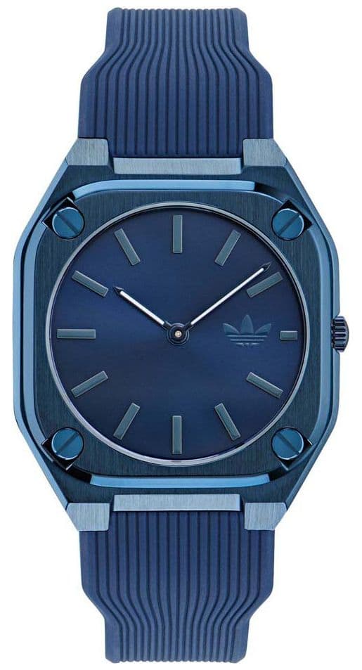 Adidas Cadran bleu City Tech fin (39 mm) / bracelet en montre