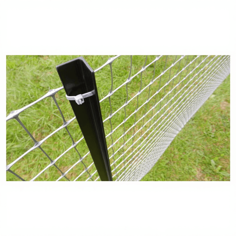 TENAX Millennium Filet de clôture en plastique argent - 2 m x 50 m