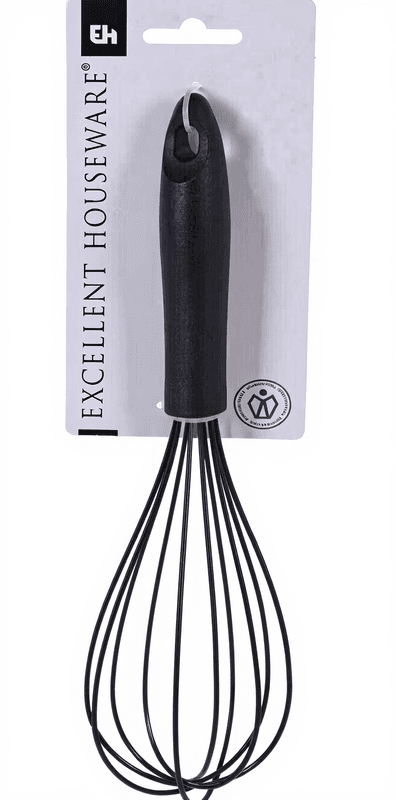Fouet de cuisine avec manche en PP et fils en silicone