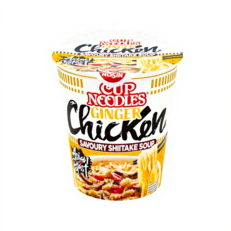 NISSIN Nouilles instantanées en coupelle poulet au gingembre 63 g
