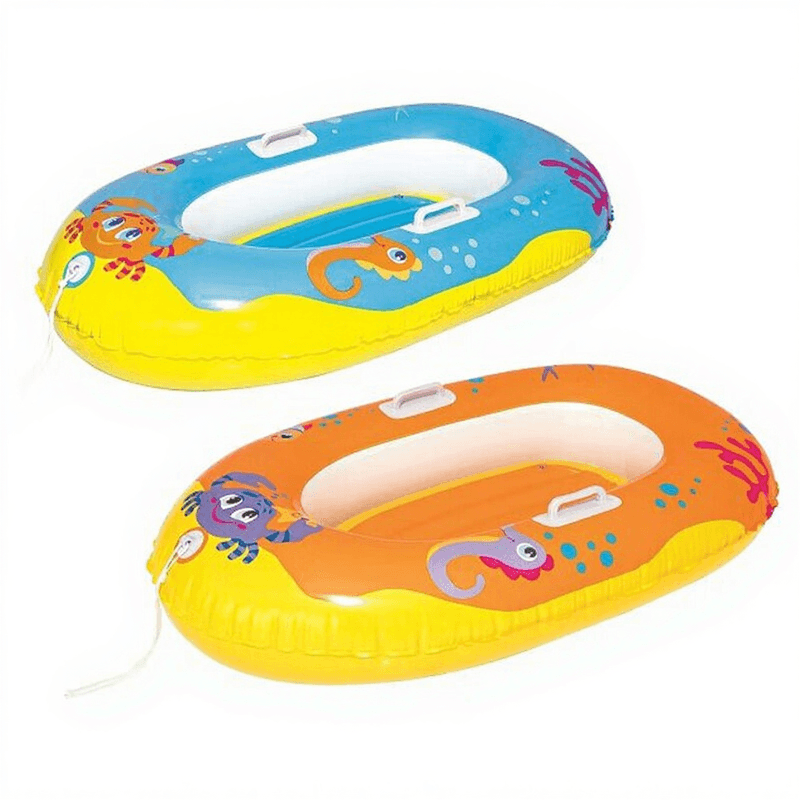 Bestway 34009 Bateau gonflable en PVC pour enfants modèle aléatoire - 119 x 79 cm, capacité 45 kg